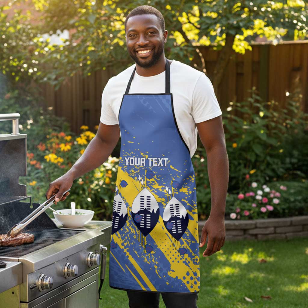 Eswatini Football Custom Apron Sihlangu Semnikati Blue