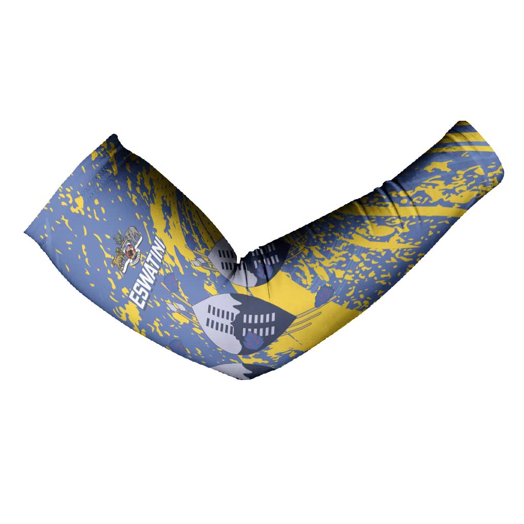 Eswatini Football Custom Arm Sleeves Sihlangu Semnikati Blue