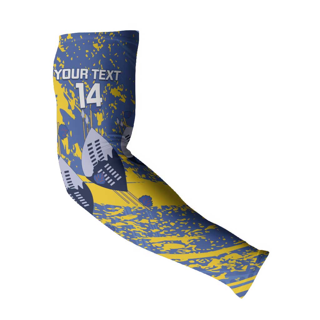 Eswatini Football Custom Arm Sleeves Sihlangu Semnikati Blue