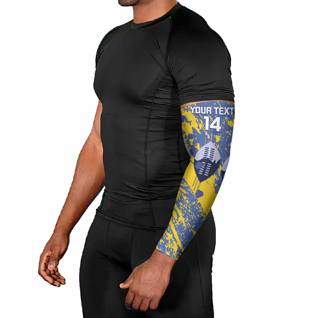 Eswatini Football Custom Arm Sleeves Sihlangu Semnikati Blue