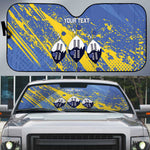 Eswatini Football Custom Auto Sun Shade Sihlangu Semnikati Blue