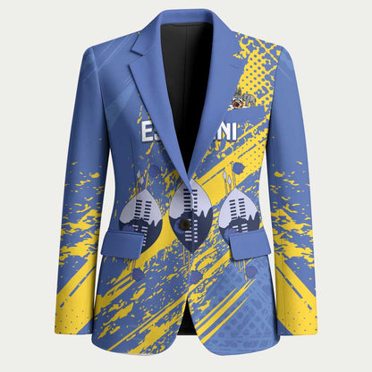 Eswatini Football Custom Blazer Sihlangu Semnikati Blue