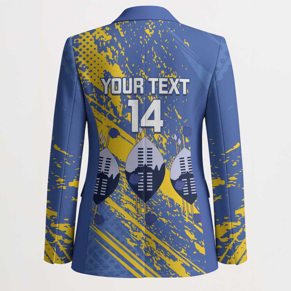 Eswatini Football Custom Blazer Sihlangu Semnikati Blue