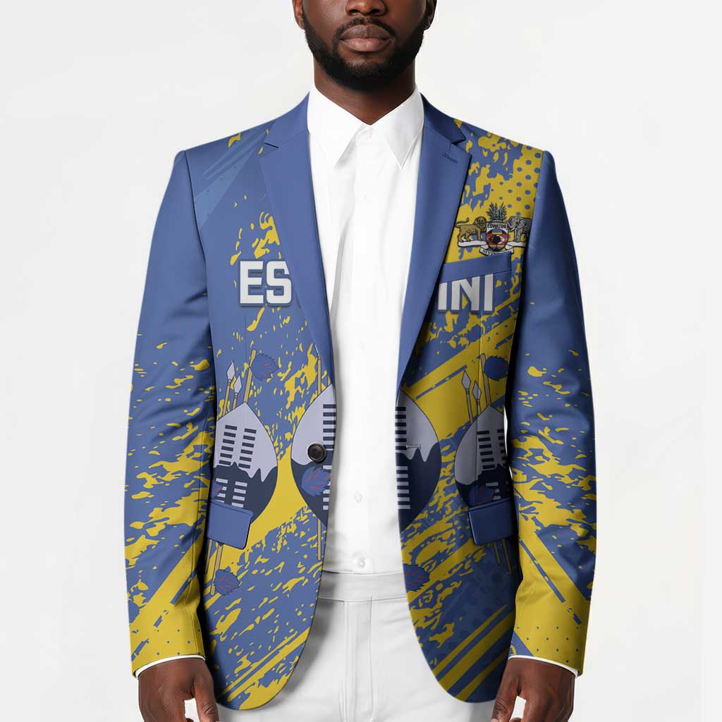 Eswatini Football Custom Blazer Sihlangu Semnikati Blue