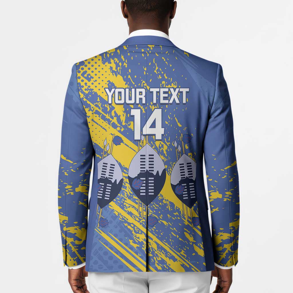 Eswatini Football Custom Blazer Sihlangu Semnikati Blue