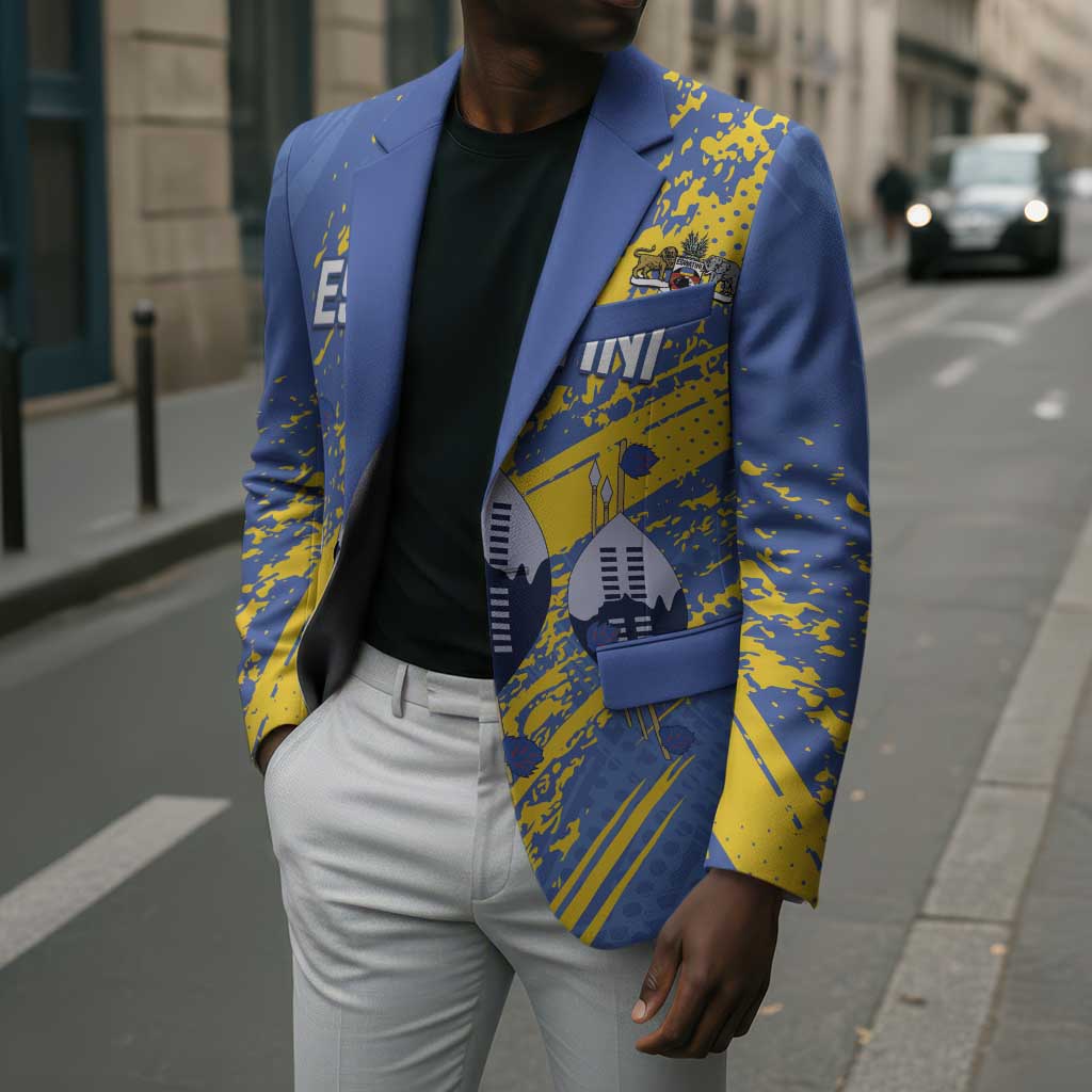 Eswatini Football Custom Blazer Sihlangu Semnikati Blue
