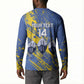 Eswatini Football Custom Button Sweatshirt Sihlangu Semnikati Blue
