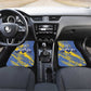 Eswatini Football Custom Car Mats Sihlangu Semnikati Blue - African Pride