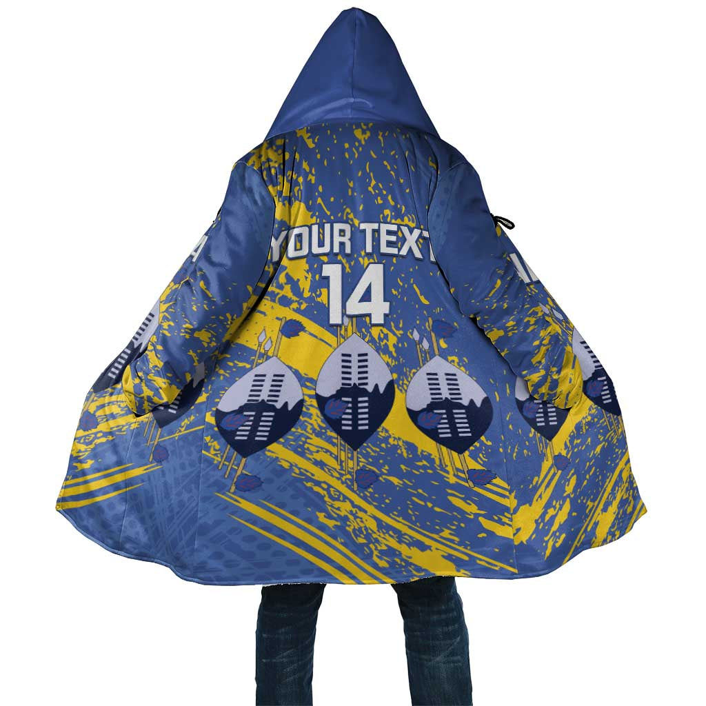 Eswatini Football Custom Cloak Sihlangu Semnikati Blue