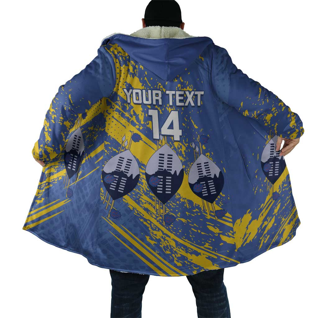 Eswatini Football Custom Cloak Sihlangu Semnikati Blue