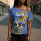 Eswatini Football Custom Cross Shoulder Shirt Sihlangu Semnikati Blue