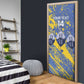 Eswatini Football Custom Door Cover Sihlangu Semnikati Blue