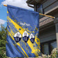 Eswatini Football Custom Garden Flag Sihlangu Semnikati Blue - African Pride