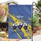 Eswatini Football Custom Garden Flag Sihlangu Semnikati Blue - African Pride