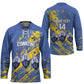 Eswatini Football Custom Hockey Jersey Sihlangu Semnikati Blue