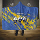 Eswatini Football Custom Hooded Blanket Sihlangu Semnikati Blue - African Pride