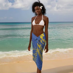 Eswatini Football Custom Sarong Sihlangu Semnikati Blue - African Pride