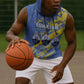 Eswatini Football Custom Sleeveless Hoodie Sihlangu Semnikati Blue - African Pride