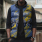 Eswatini Football Custom Sleeveless Puffer Jacket Sihlangu Semnikati Blue