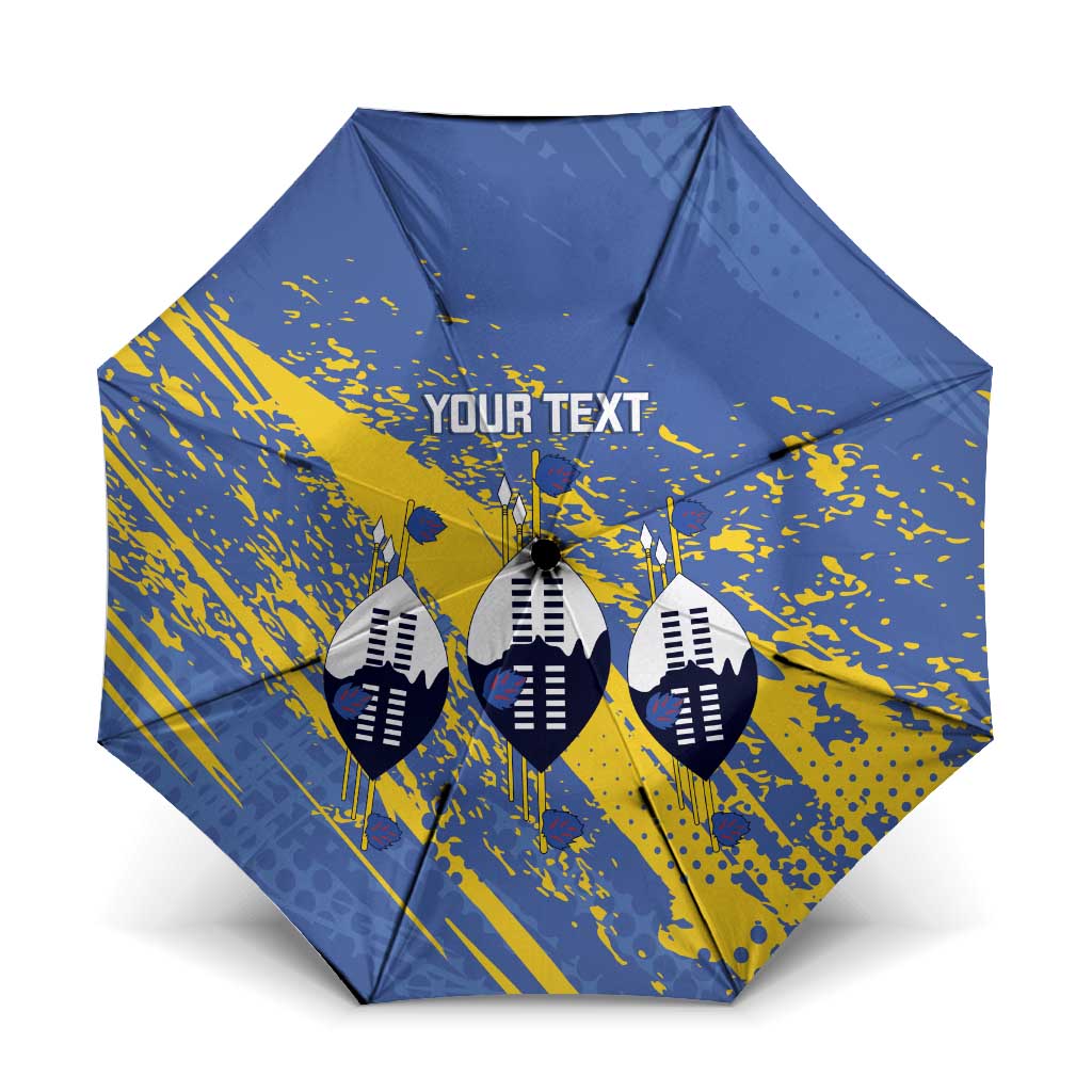 Eswatini Football Custom Umbrella Sihlangu Semnikati Blue
