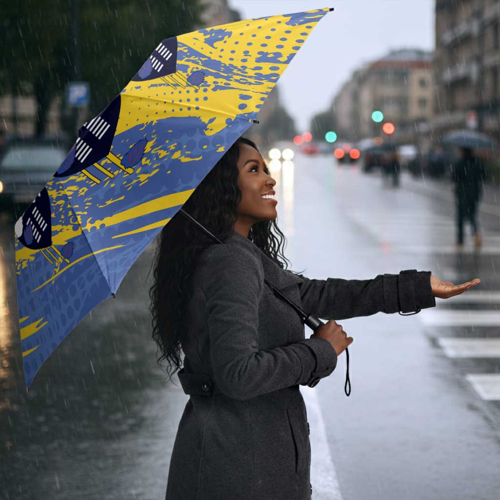 Eswatini Football Custom Umbrella Sihlangu Semnikati Blue