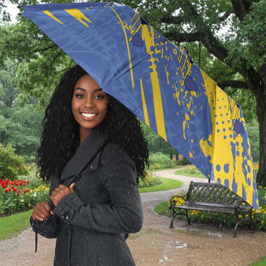Eswatini Football Custom Umbrella Sihlangu Semnikati Blue