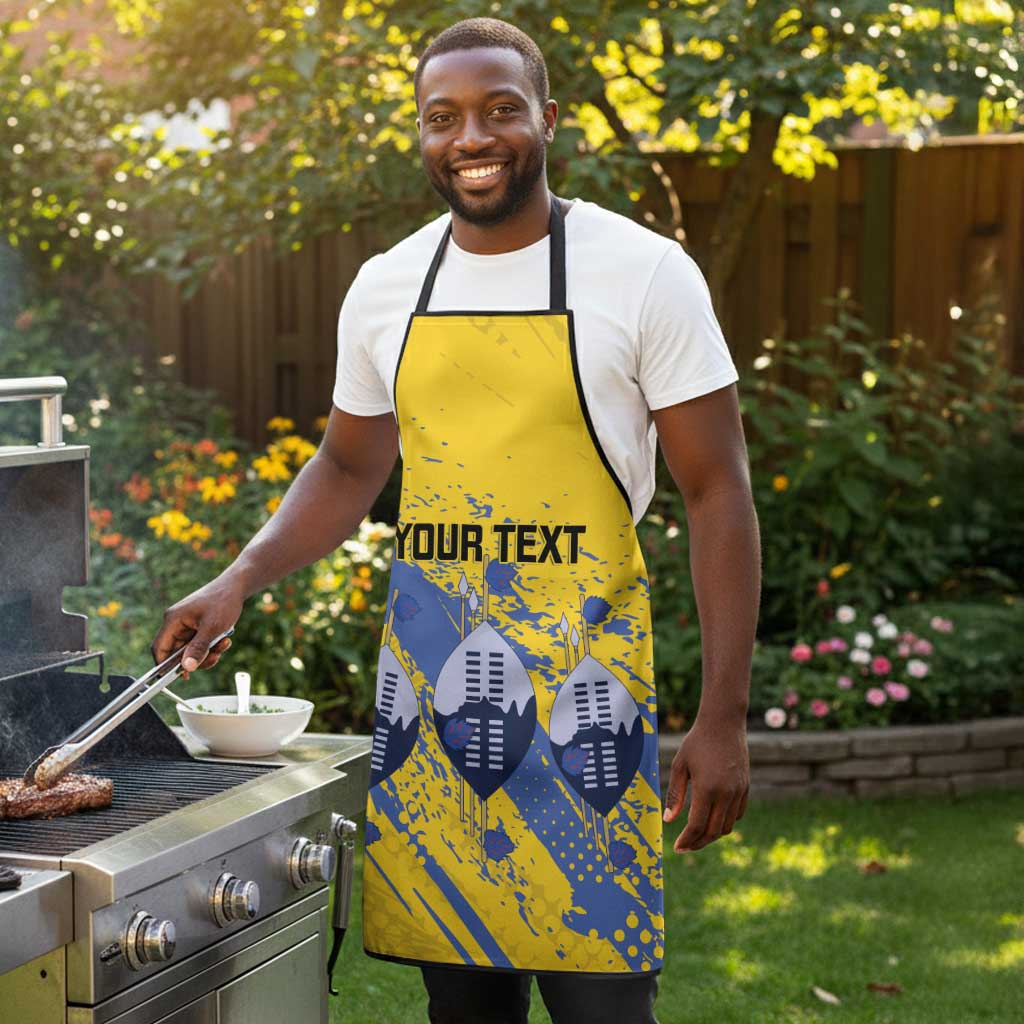 Eswatini Football Custom Apron Sihlangu Semnikati Yellow