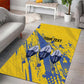 Eswatini Football Custom Area Rug Sihlangu Semnikati Yellow - African Pride