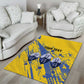 Eswatini Football Custom Area Rug Sihlangu Semnikati Yellow - African Pride