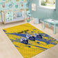 Eswatini Football Custom Area Rug Sihlangu Semnikati Yellow - African Pride