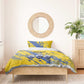 Eswatini Football Custom Bedding Set Sihlangu Semnikati Yellow - African Pride
