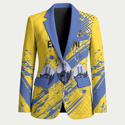 Eswatini Football Custom Blazer Sihlangu Semnikati Yellow