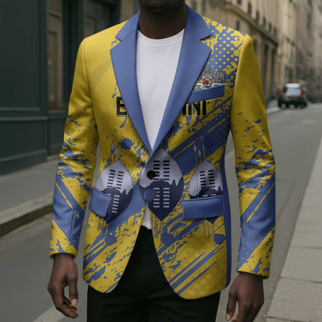 Eswatini Football Custom Blazer Sihlangu Semnikati Yellow