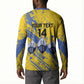 Eswatini Football Custom Button Sweatshirt Sihlangu Semnikati Yellow