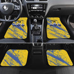 Eswatini Football Custom Car Mats Sihlangu Semnikati Yellow - African Pride