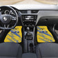 Eswatini Football Custom Car Mats Sihlangu Semnikati Yellow - African Pride
