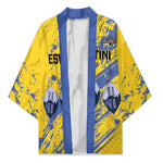 Eswatini Football Custom Kimono Sihlangu Semnikati Yellow
