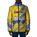 Eswatini Football Custom Padded Jacket Sihlangu Semnikati Yellow