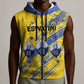 Eswatini Football Custom Sleeveless Zip Hoodie Sihlangu Semnikati Yellow - African Pride
