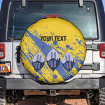 Eswatini Football Custom Spare Tire Cover Sihlangu Semnikati Yellow - African Pride