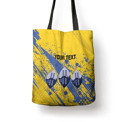 Eswatini Football Custom Tote Bag Sihlangu Semnikati Yellow