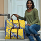 Eswatini Football Custom Travel Bag Sihlangu Semnikati Yellow
