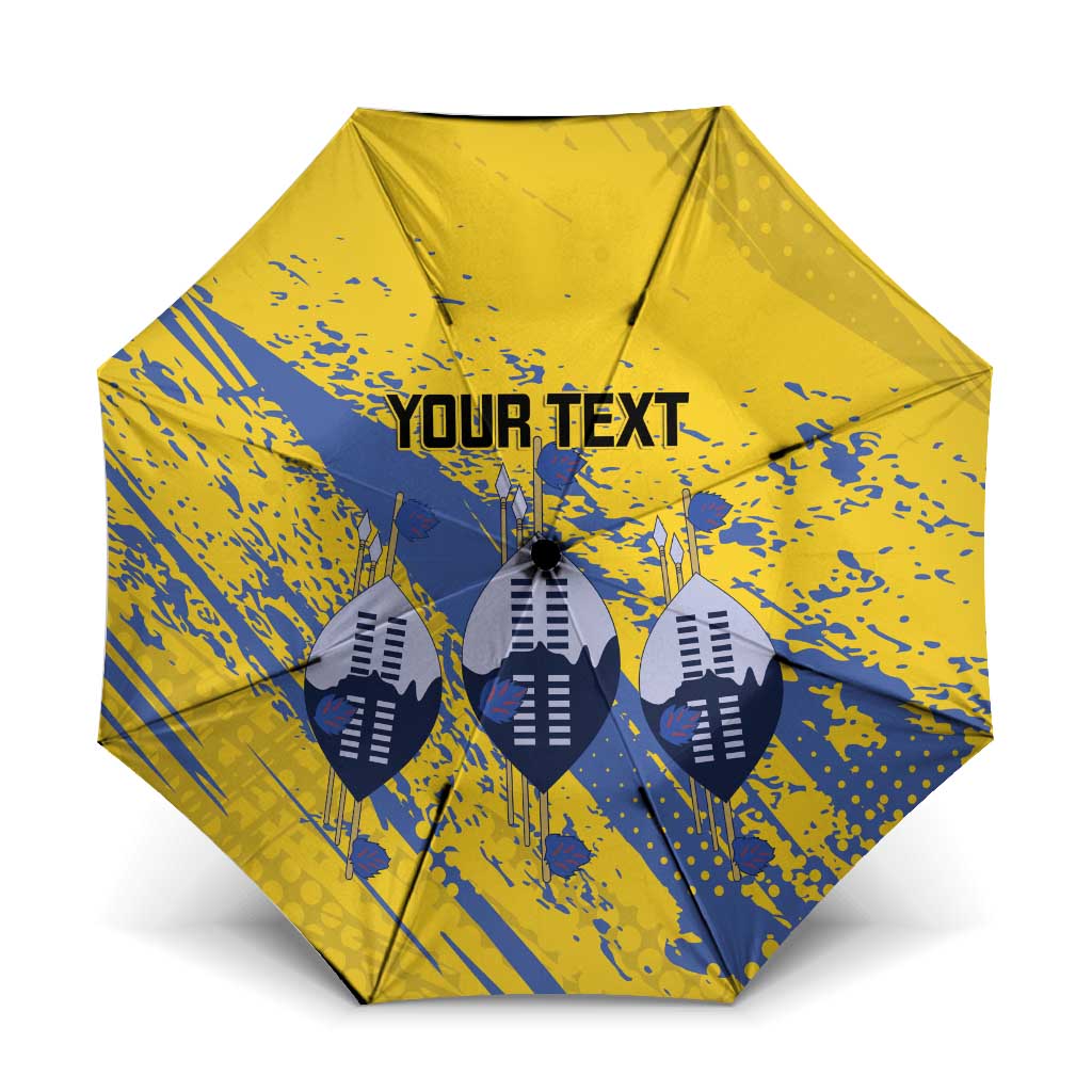 Eswatini Football Custom Umbrella Sihlangu Semnikati Yellow