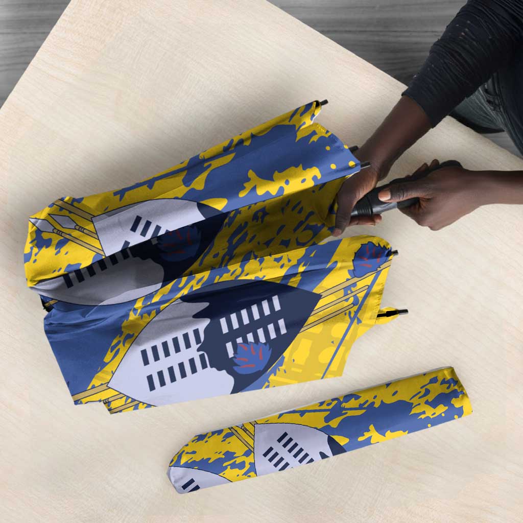 Eswatini Football Custom Umbrella Sihlangu Semnikati Yellow