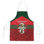 Personalized Morocco Football Apron 2026 Come On Atlas Lions - African Pride
