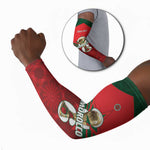Personalized Morocco Football Arm Sleeves 2026 Come On Atlas Lions - African Pride