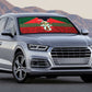 Personalized Morocco Football Auto Sun Shade 2026 Come On Atlas Lions - African Pride