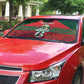 Personalized Morocco Football Auto Sun Shade 2026 Come On Atlas Lions - African Pride