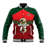 Personalized Morocco Football Baseball Jacket 2026 Come On Atlas Lions - African Pride