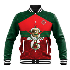 Personalized Morocco Football Baseball Jacket 2026 Come On Atlas Lions - African Pride
